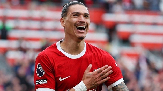 Nunez từng nổi bật với sự nhiệt huyết ở Liverpool.