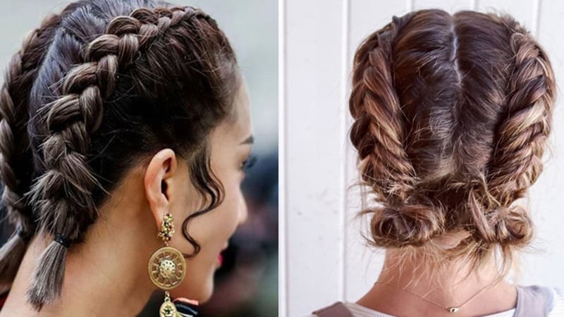 Tóc ngắn hoàn toàn không giới hạn bạn trong việc thử các kiểu tết