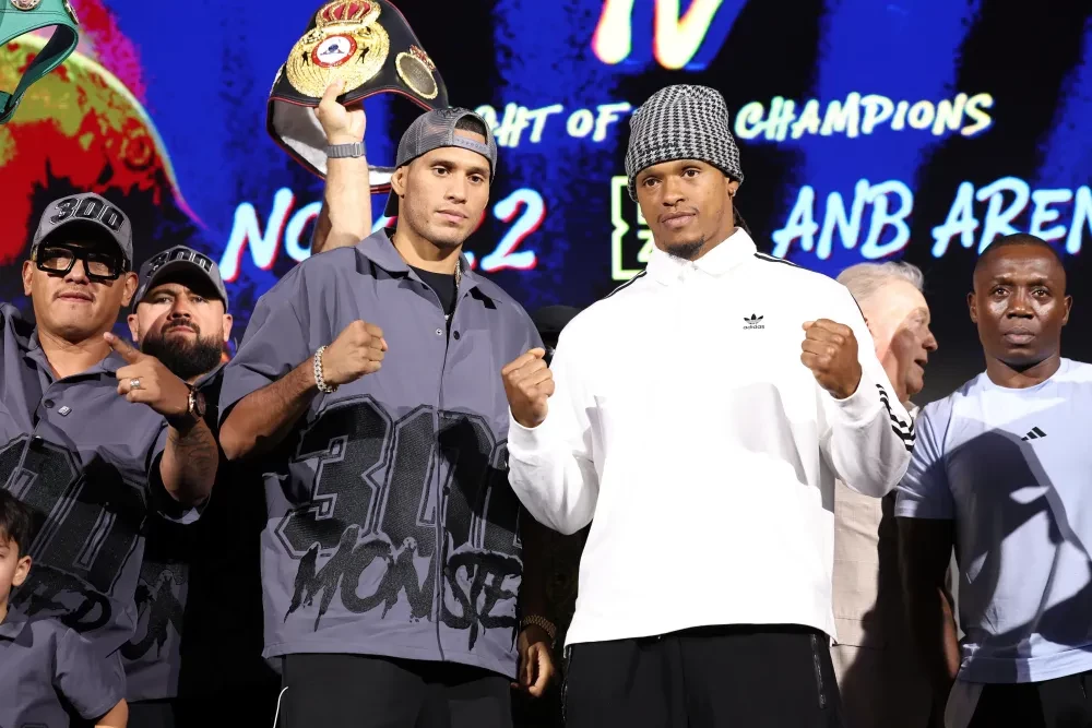 David Benavidez và Anthony Yarde trong buổi họp báo