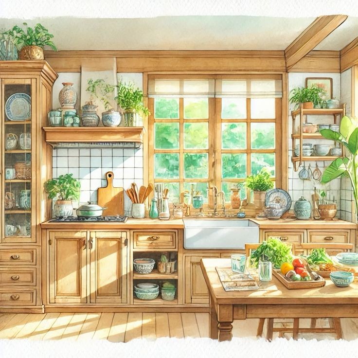 Bếp không được bừa bộn bẩn thỉu vì ở đó nuôi dưỡng sức khoẻ gia đình và thu hút tài lộc