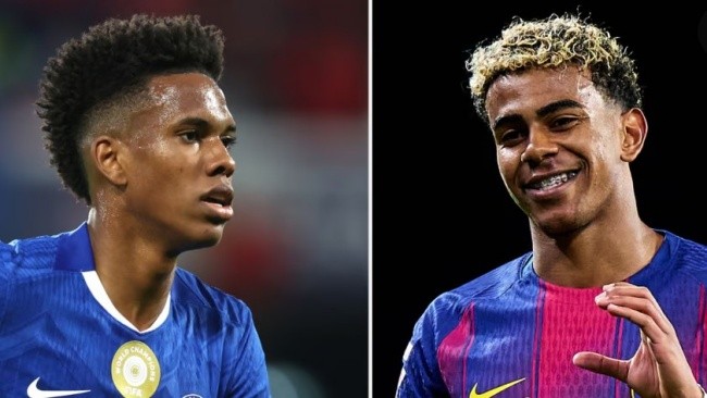 Estevao so tài với Yamal.