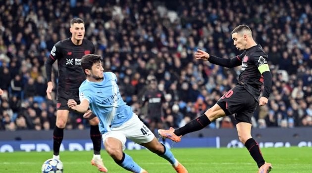 Leverkusen khiến Man City gặp rất nhiều khó khăn.