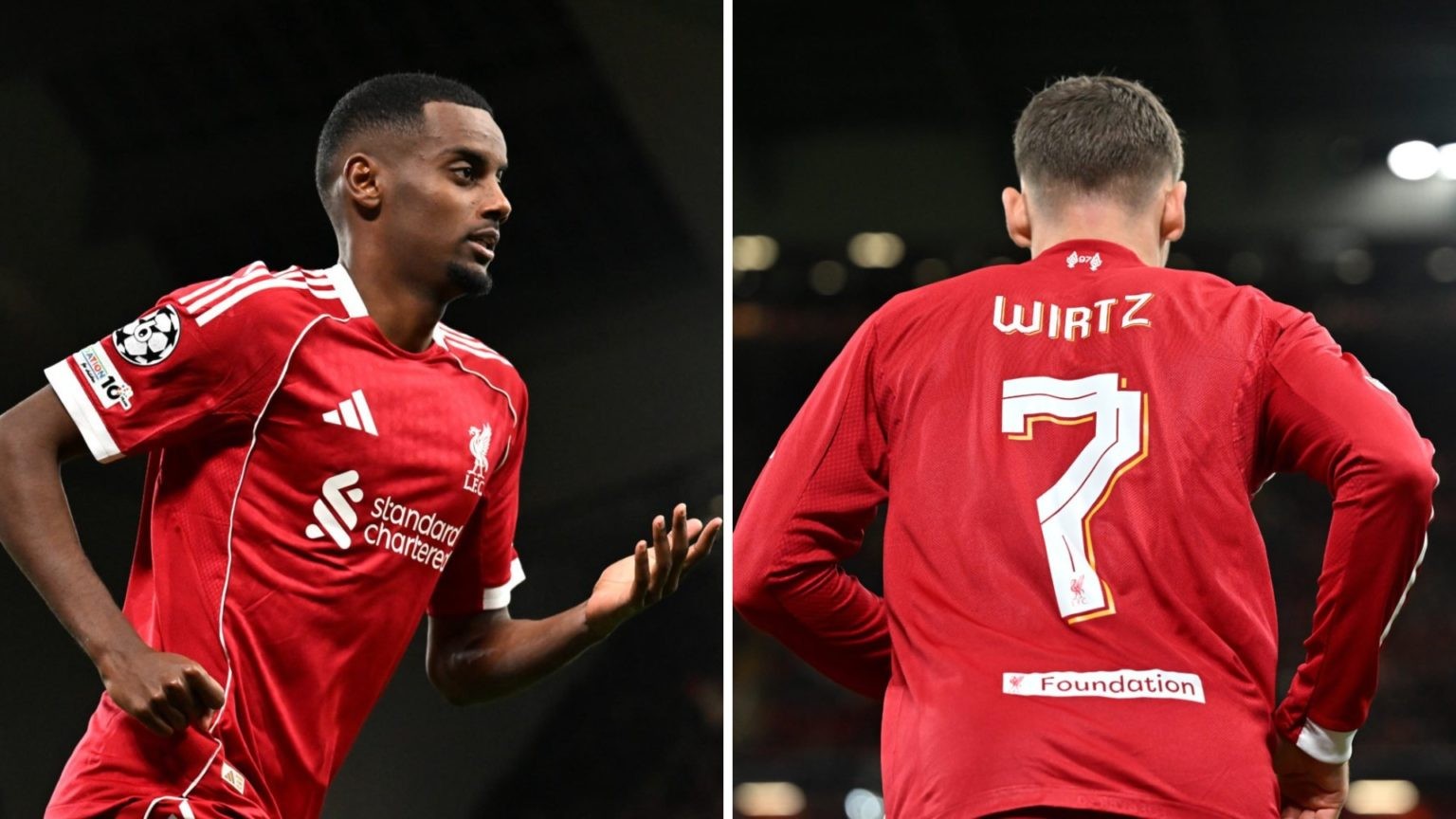 Alexander Isak và Florian Wirtz gây thất vọng tại Liverpool.