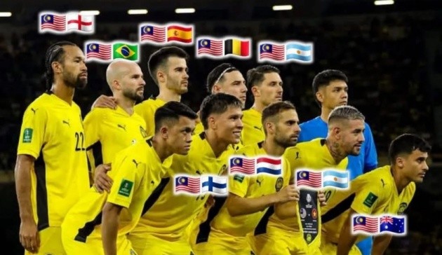 Dàn cầu thủ nhập tịch của bóng đá Malaysia.
