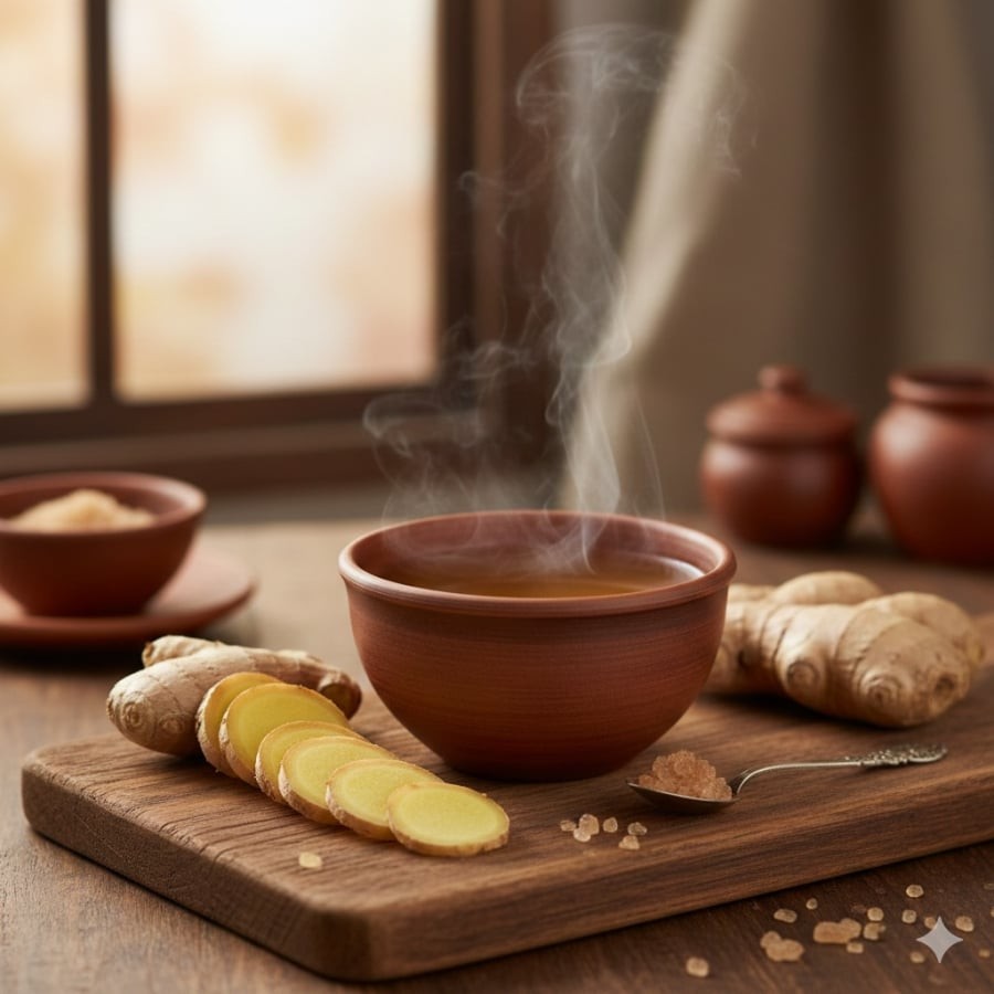 Gừng tươi chứa nhiều hoạt chất hỗ trợ giảm viêm và làm dịu cơn đau khớp.