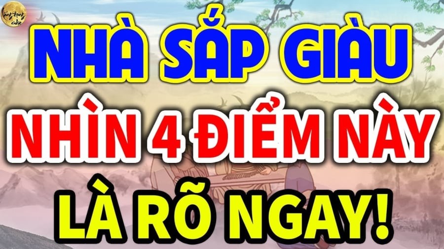 Những đồ vật đặt trước cửa nhà giàu có