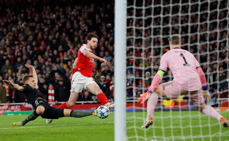 Rice góp công lớn vào chiến thắng của Arsenal.