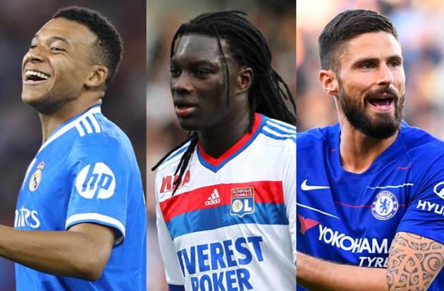 Mbappe, Gomis, Giroud đều là những chân sút hàng đầu của bóng đá Pháp.