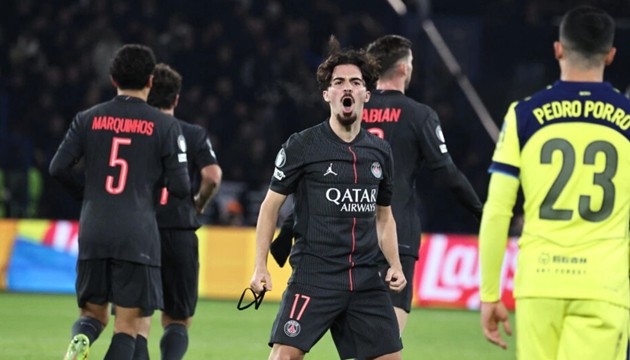 Vitinha là người hùng của PSG trận này.