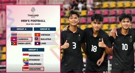 U22 Singapore thế chỗ U22 Campuchia ở bảng A.
