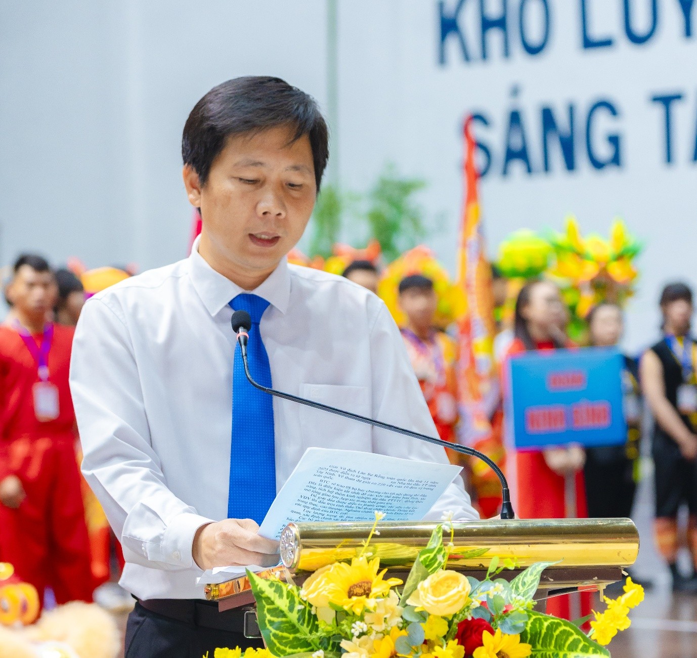 Ông Lê Quang Chánh, Phó Giám đốc Sở Văn hóa – Thể thao và Du lịch tỉnh Tây Ninh