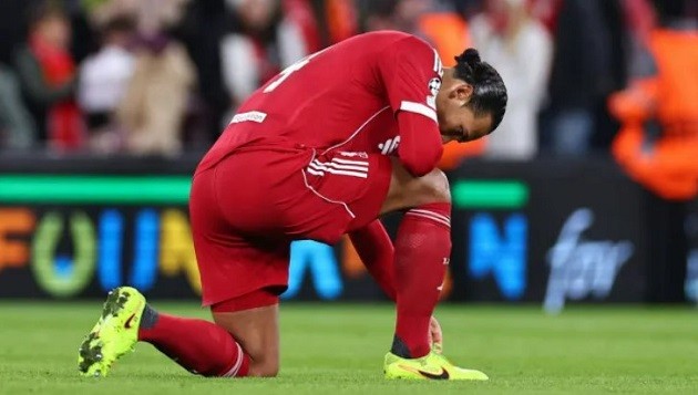 Van Dijk đánh mất chính mình.