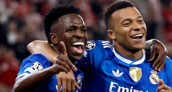 Cặp đôi Mbappe - Vinicius.