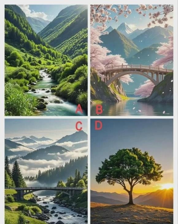 Chọn 1 phong cảnh bạn thích nhé!