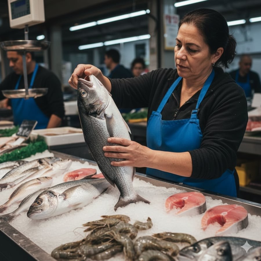 Chọn cá tươi bằng cách kiểm tra mắt, mang và độ đàn hồi của thịt giúp bảo vệ gan và sức khỏe.