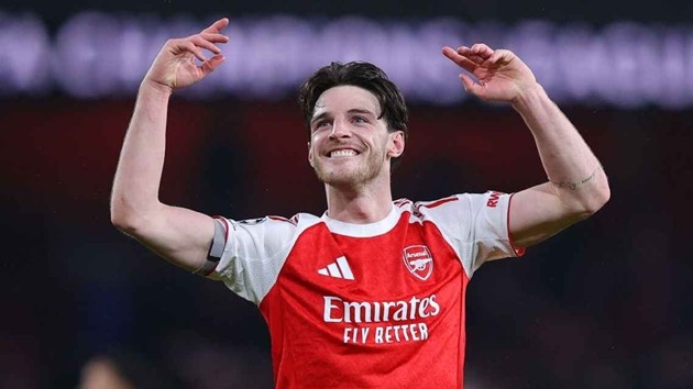 Miekl Arteta đánh giá cao tầm quan trọng của Declan Rice trong đội hình Arsenal.