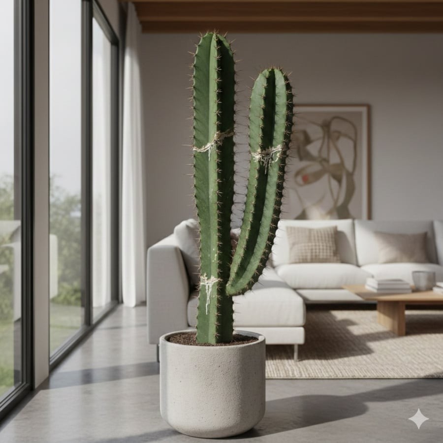 Xương rồng vốn nổi tiếng là loài cây bền bỉ, chịu được nắng nóng và rất dễ chăm