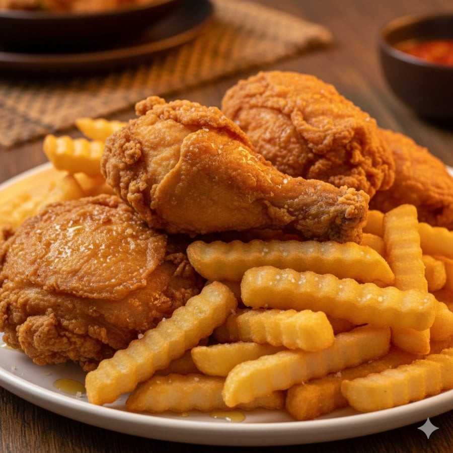 Đồ chiên rán – món khoái khẩu nhưng là “gánh nặng” lớn nhất cho gan.