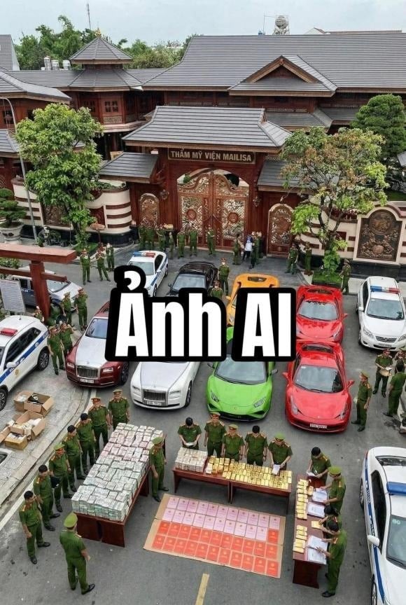 Thế nhưng thực chất, đây là hình ảnh không có thật, được tạo ra bằng công nghệ AI.