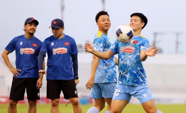 U22 Việt Nam không tiếp truyền thông ở buổi tập cuối.