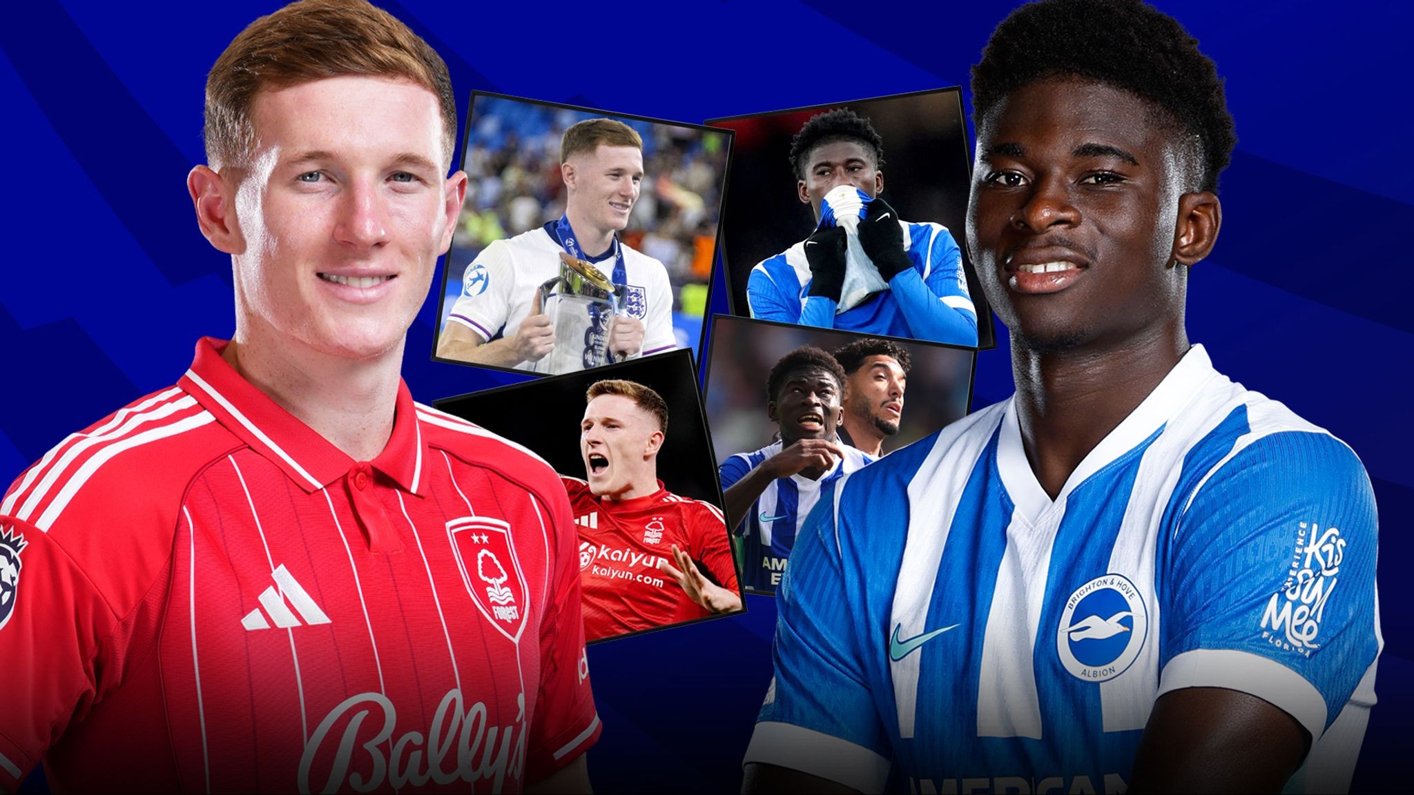 Elliot Anderson và Carlos Baleba đều đã có những bước tiến đáng chú ý ở mùa giải trước.