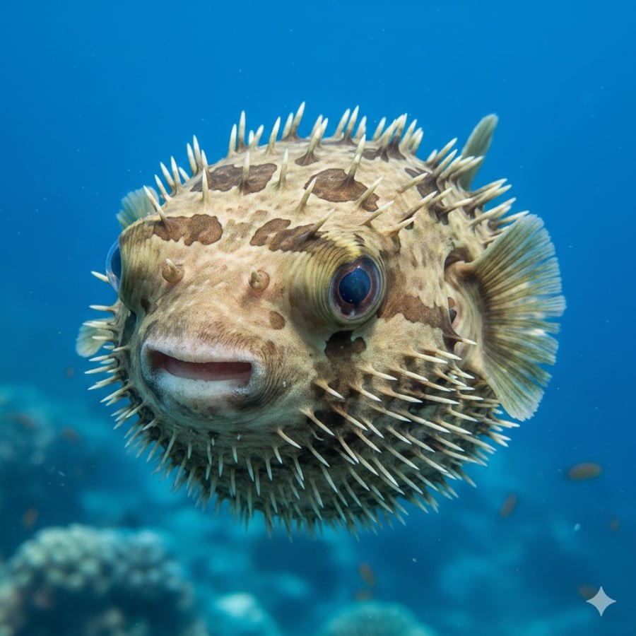 Cá nóc – loài cá chứa chất độc tetrodotoxin nguy hiểm, cần tránh chế biến và tiêu thụ.