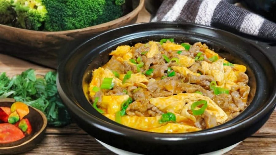 Bát thịt bò hầm váng đậu nóng hổi, thơm lừng – món “đinh” cho ngày lạnh.