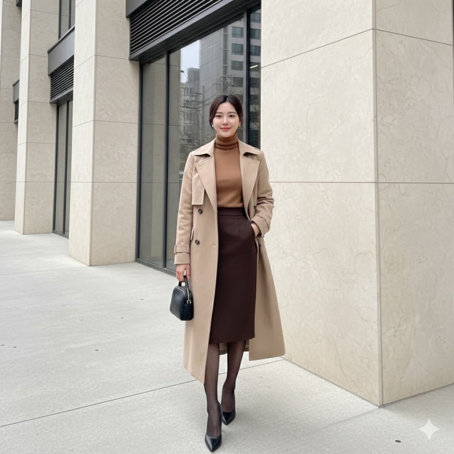 Không gì thay thế được sự tinh tế của một chiếc áo khoác dạ dáng dài trong mùa đông