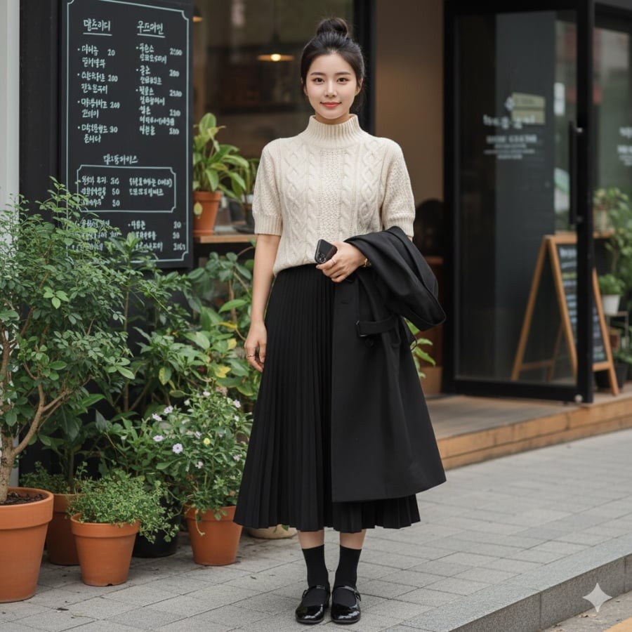 Chân váy chữ A không chỉ là item mùa hè; khi phối hợp đúng cách, nó trở thành món đồ hoàn hảo cho mùa đông