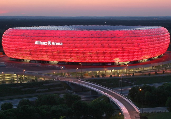 Hình ảnh tráng lệ của Allianz Arena