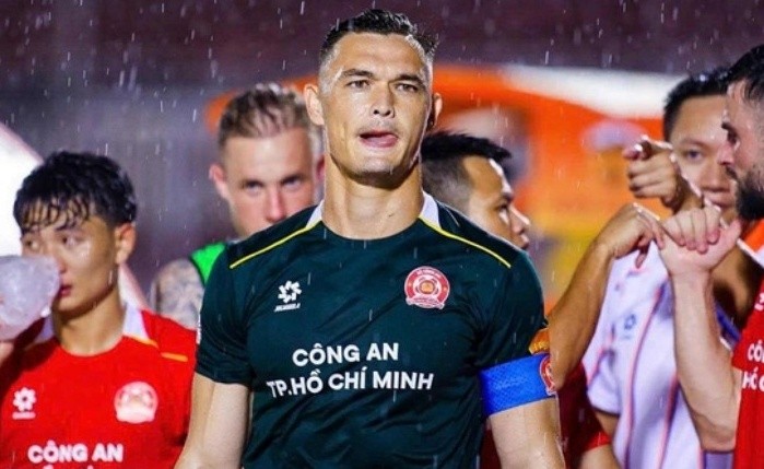 Thủ thành Patrik Lê Giang của CA TP.HCM