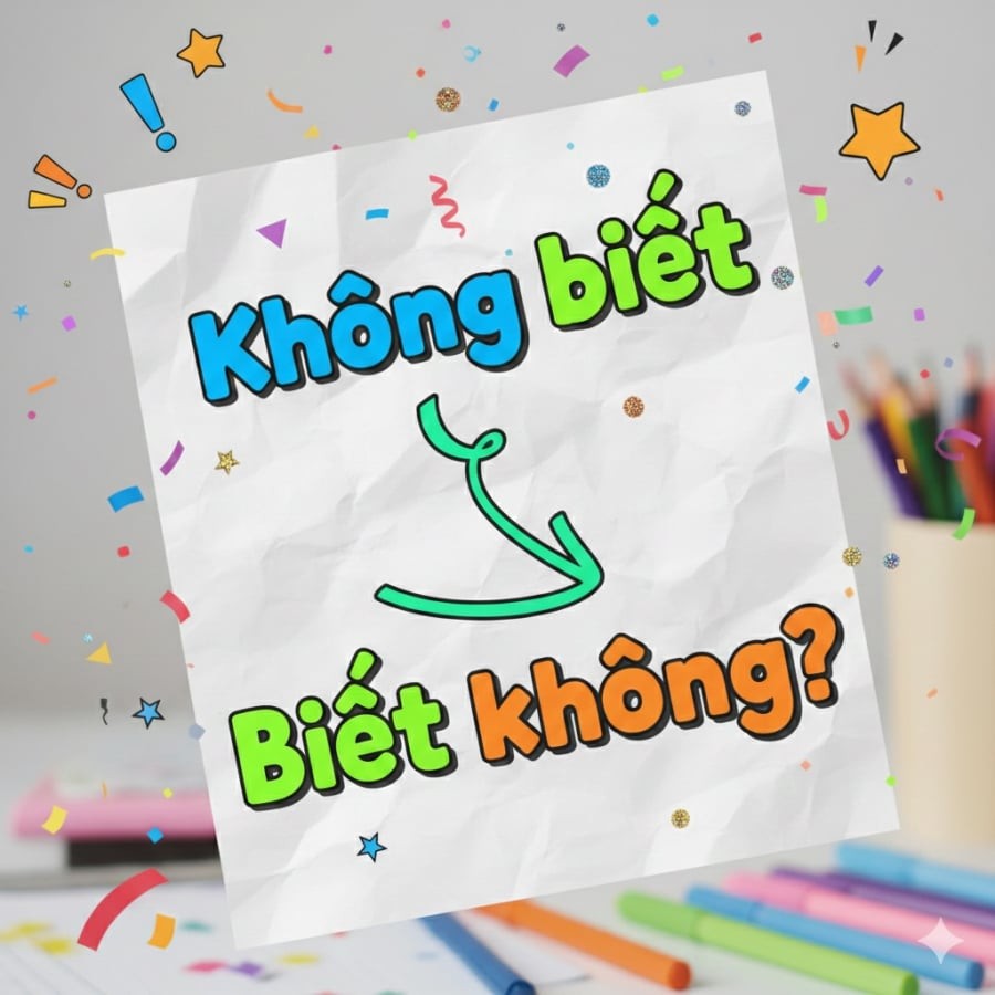 Sự kỳ diệu của tiếng Việt qua câu đố ‘không biết – biết không?