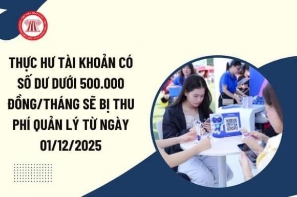 Theo thông báo mới nhất, Eximbank sẽ thu phí quản lý tài khoản 11.000 đồng/tháng đối với các tài khoản có số dư dưới 500.000 đồng/tháng, áp dụng từ 01/12/2025.