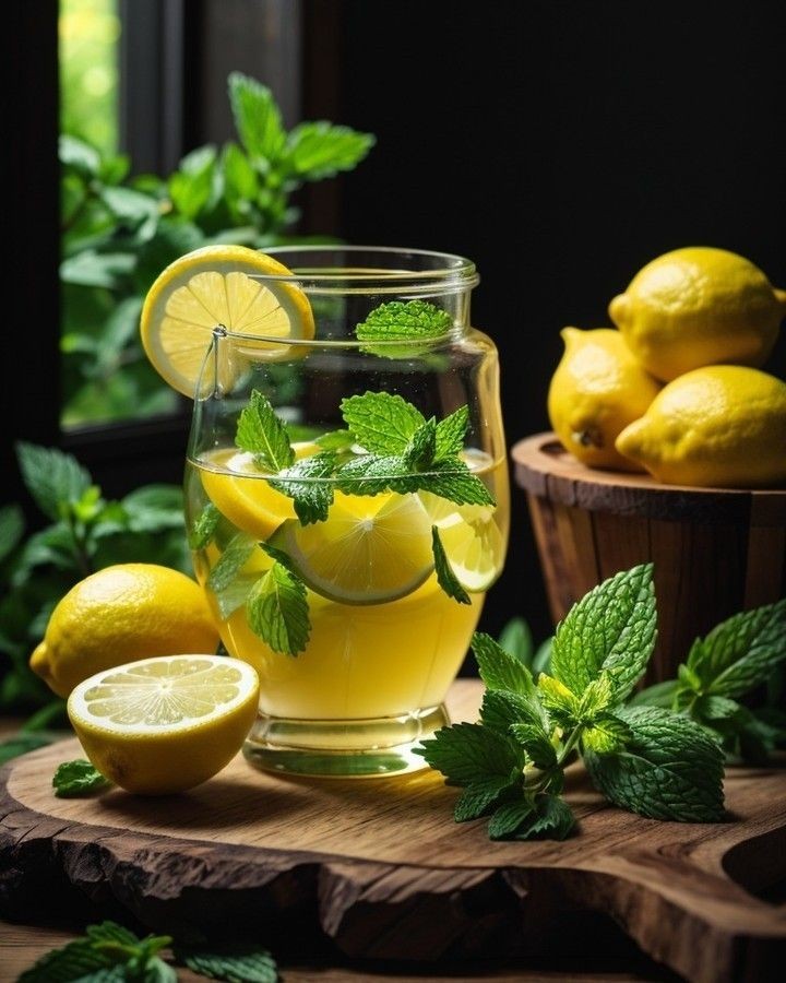 Nước chanh bạc hà giúp thoải mái, ngủ sâu

