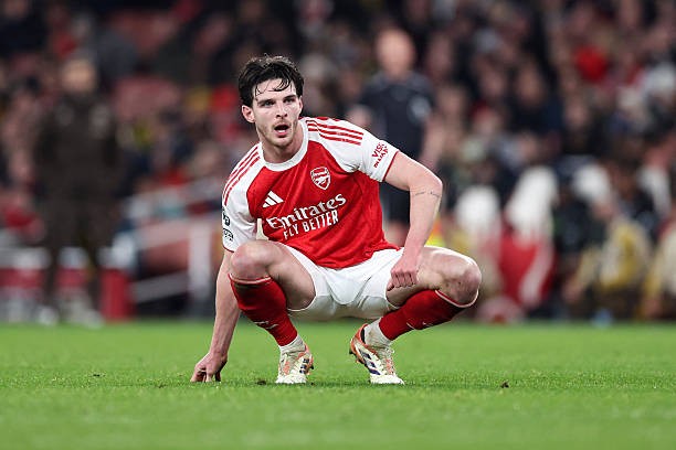 Declan Rice gặp phải chấn thương.