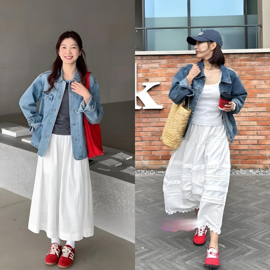 Đây là kiểu áo thích hợp cho nhiều độ tuổi vì vừa dễ phối