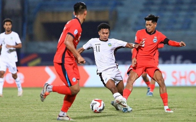 U22 Singapore thua thất vọng trước U22 Đông Timo