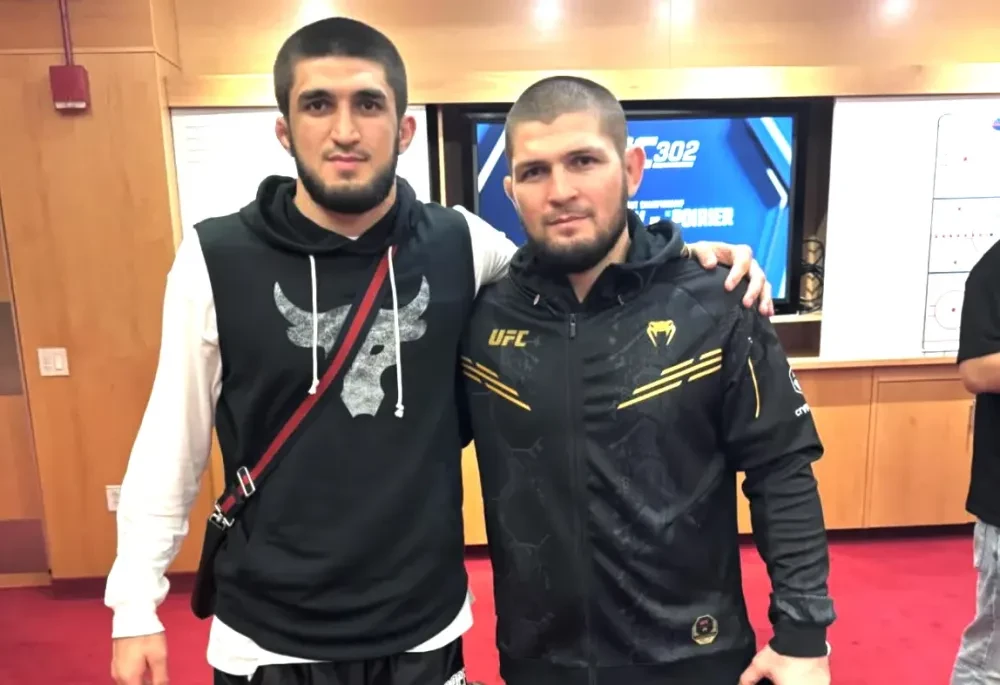 Amru Magomedov, võ sĩ được mệnh danh là 'truyền nhân' mới nhất của Khabib Nurmagomedov.