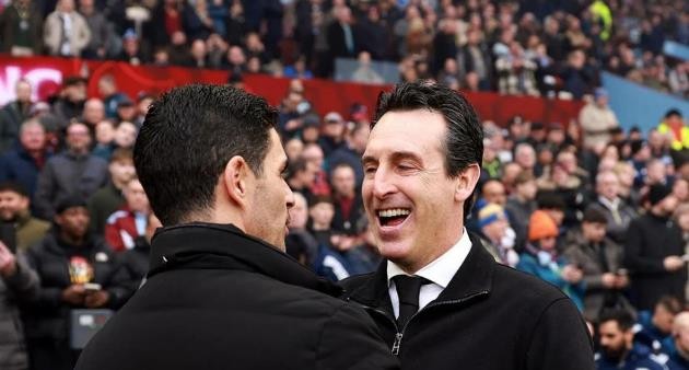 Arteta đánh giá cao đội bóng của Unai Emery.