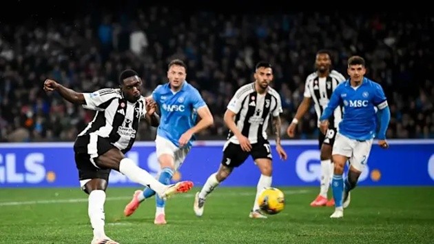 Juventus đang thất thế trước Napoli trong các cuộc đối đầu gần đây