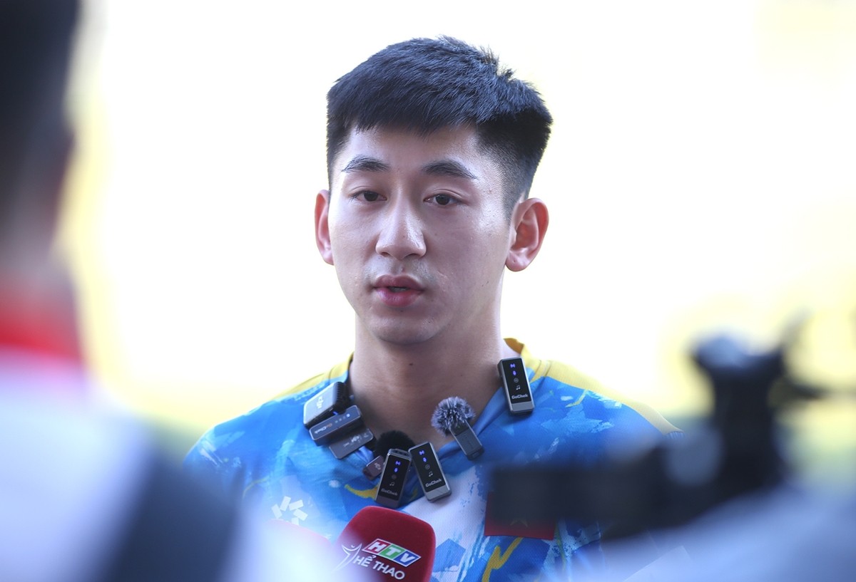 Nguyễn Nhật Minh khẳng định cơ hội cho U22 Việt Nam và U22 Malaysia ở trận đấu tới là 50-50. S.N - Vietnamnet.