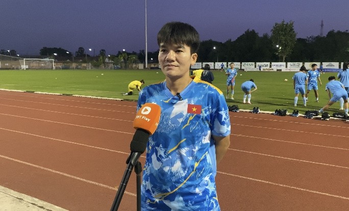 Đội tuyển Nữ Việt Nam quyết tâm giành kết quả có lợi trước Philippines. Ảnh: VFF.