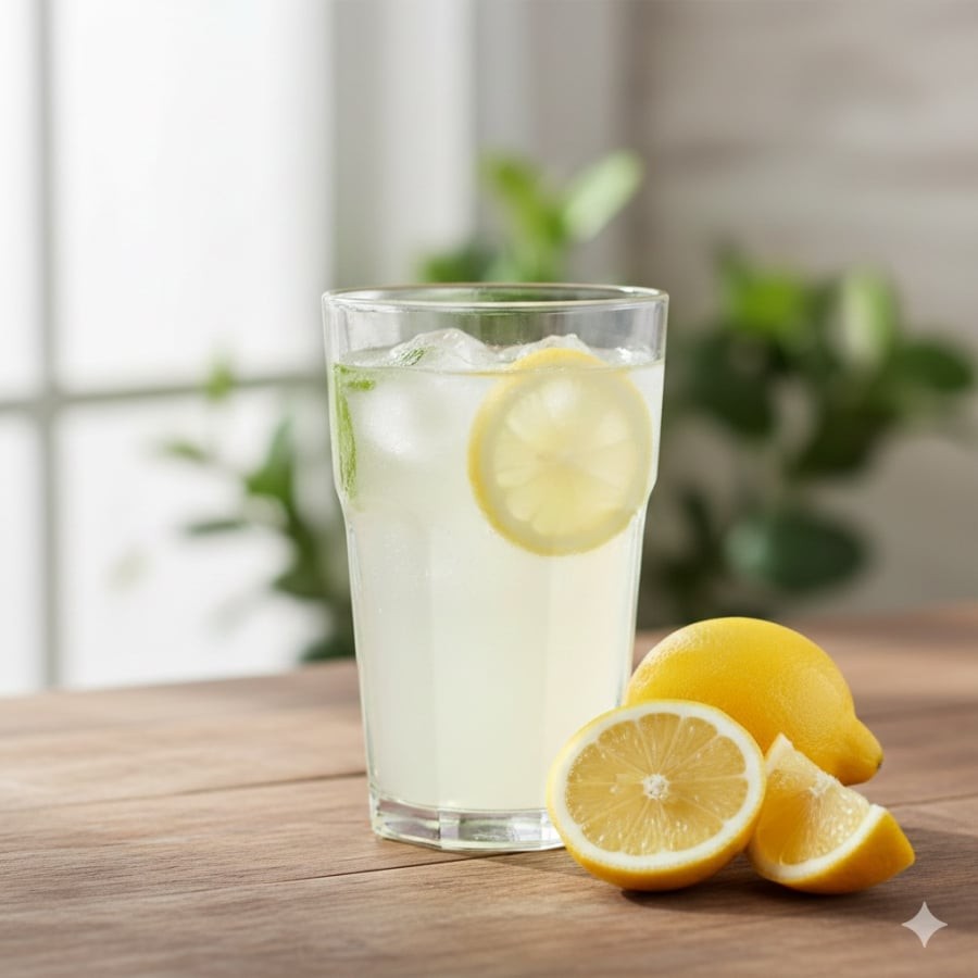 Ly nước chanh buổi sáng – đơn giản nhưng không phải ai cũng phù hợp.