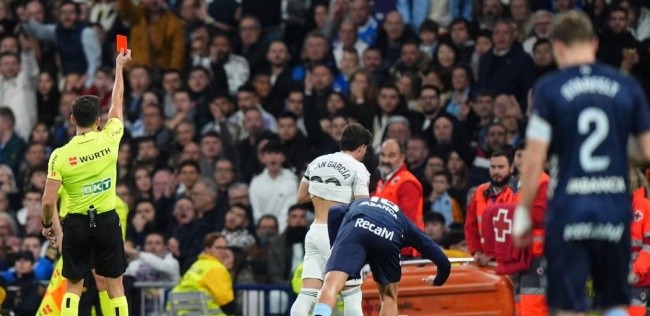 Real không hài lòng về công tác trọng tài.