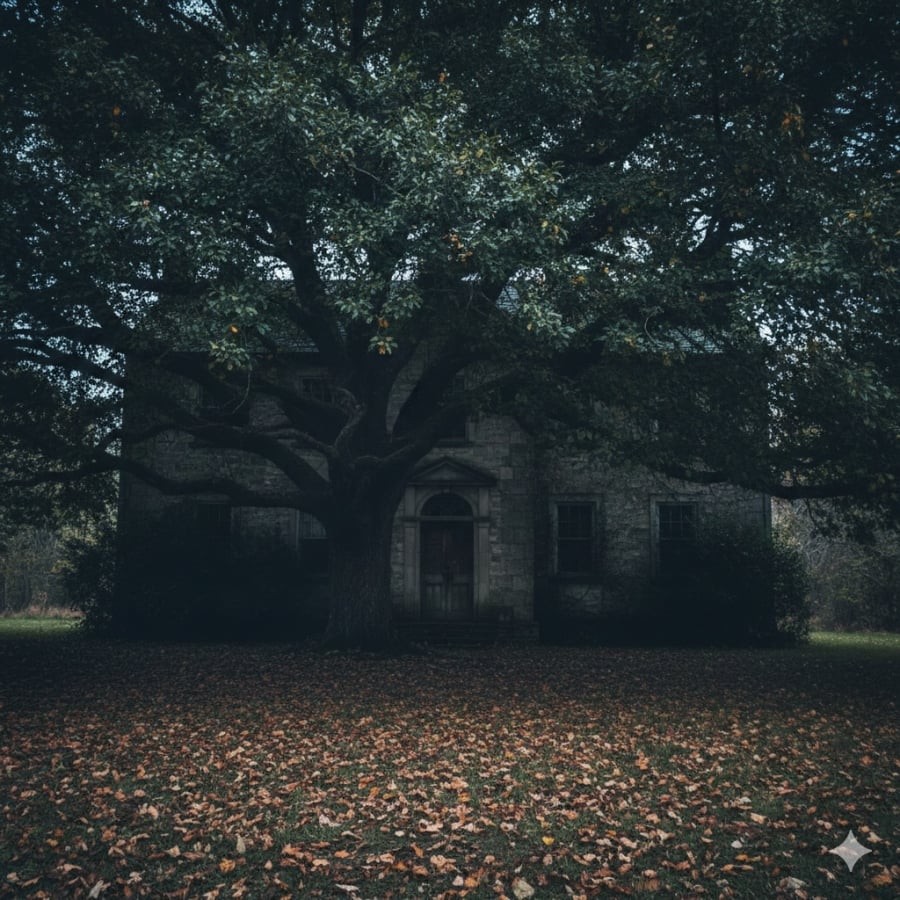 Cây tán rậm trước nhà khiến ánh sáng bị che phủ, dễ cản trở sinh khí và tài vận.