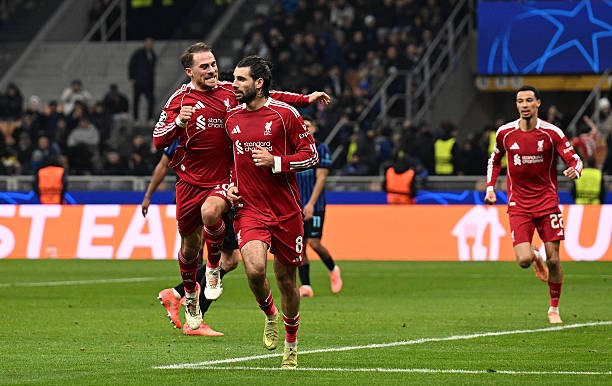 Dominik Szoboszlai hóa người hùng của Liverpool khi ghi bàn thắng duy nhất ở trận đấu với Inter trên chấm phạt đền.