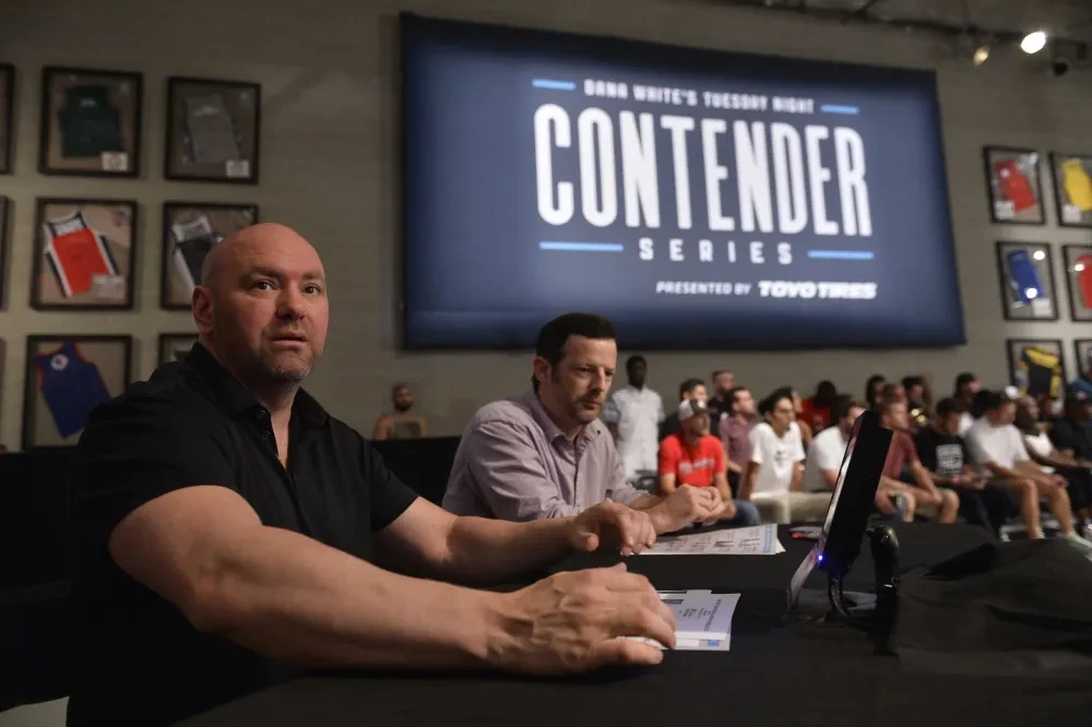 Chủ tịch UFC Dana White tại một sự kiện Contender Series