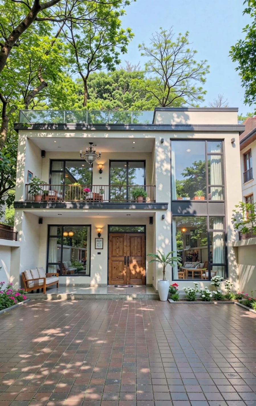 Cửa chính của ngôi nhà là nơi nạp tài lộc nên cần sạch sẽ thông thoáng