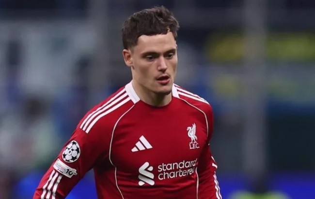 Wirtz trong màu áo Liverpool.