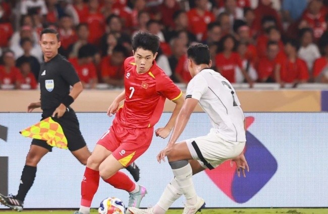 Đình Bắc tỏa sáng ở U22 Việt Nam.